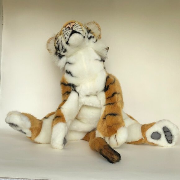 Hansa New w/Tag Handcrafted Plush Tiger Cub Hand Puppet - Picture 12 of 15